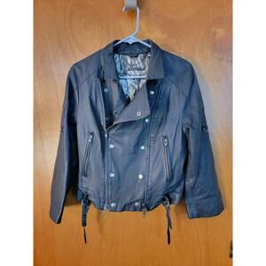 Line 100% Lambskin jacket large Navy